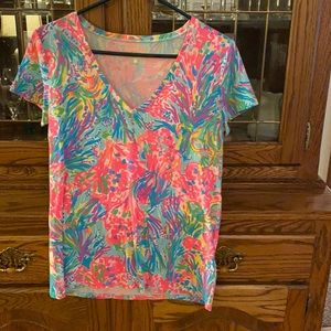 Lilly Pulitzer Michelle Top. Size medium